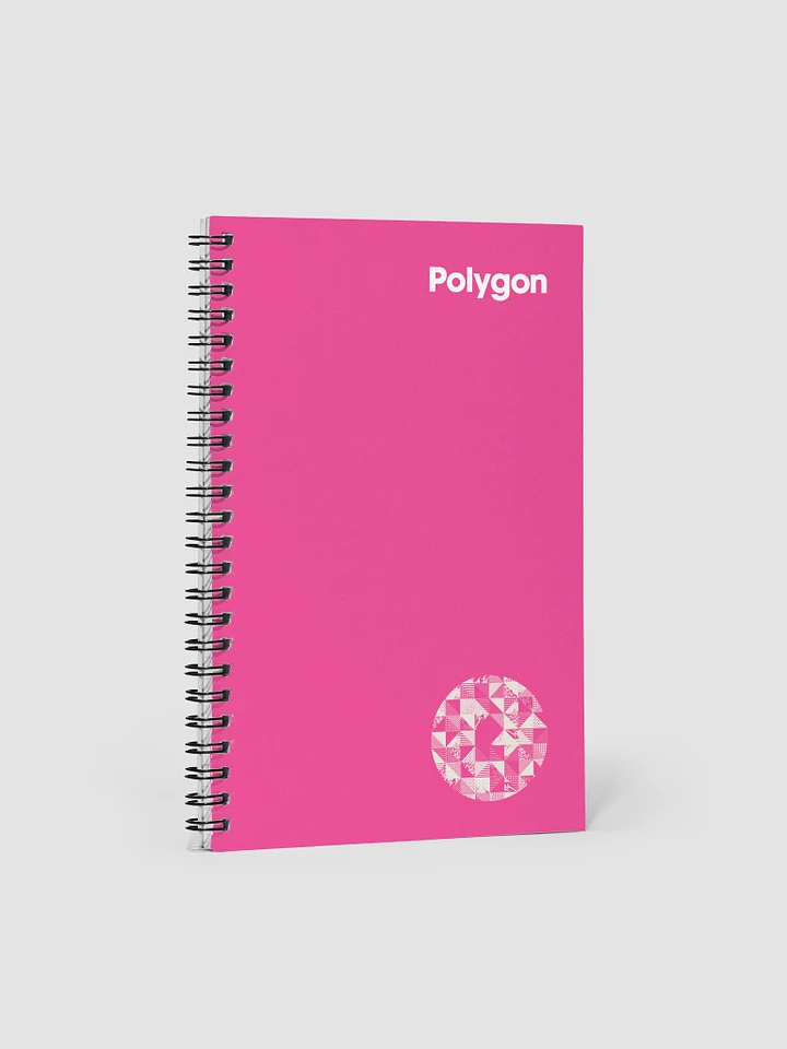 Polygon Pink Spiral Notebook product image (1)