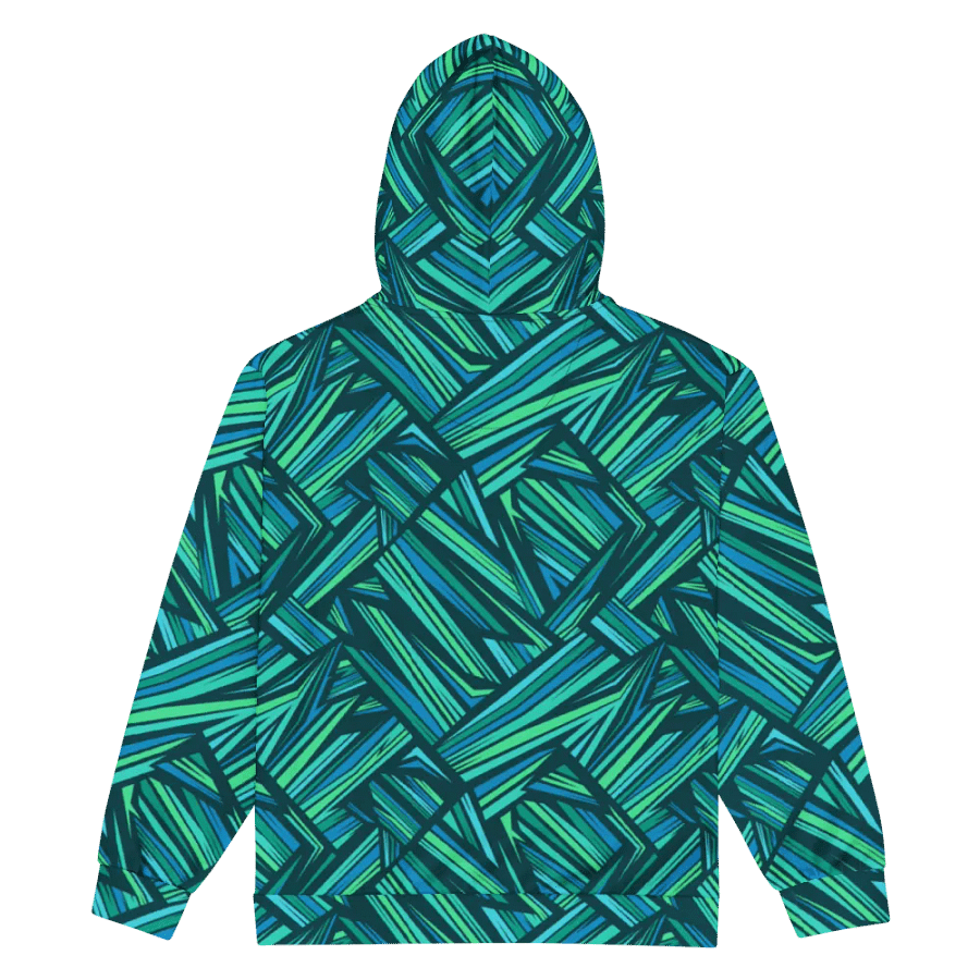 Aqua Angles | Recycled Unisex ZIP Hoodie product image (3)