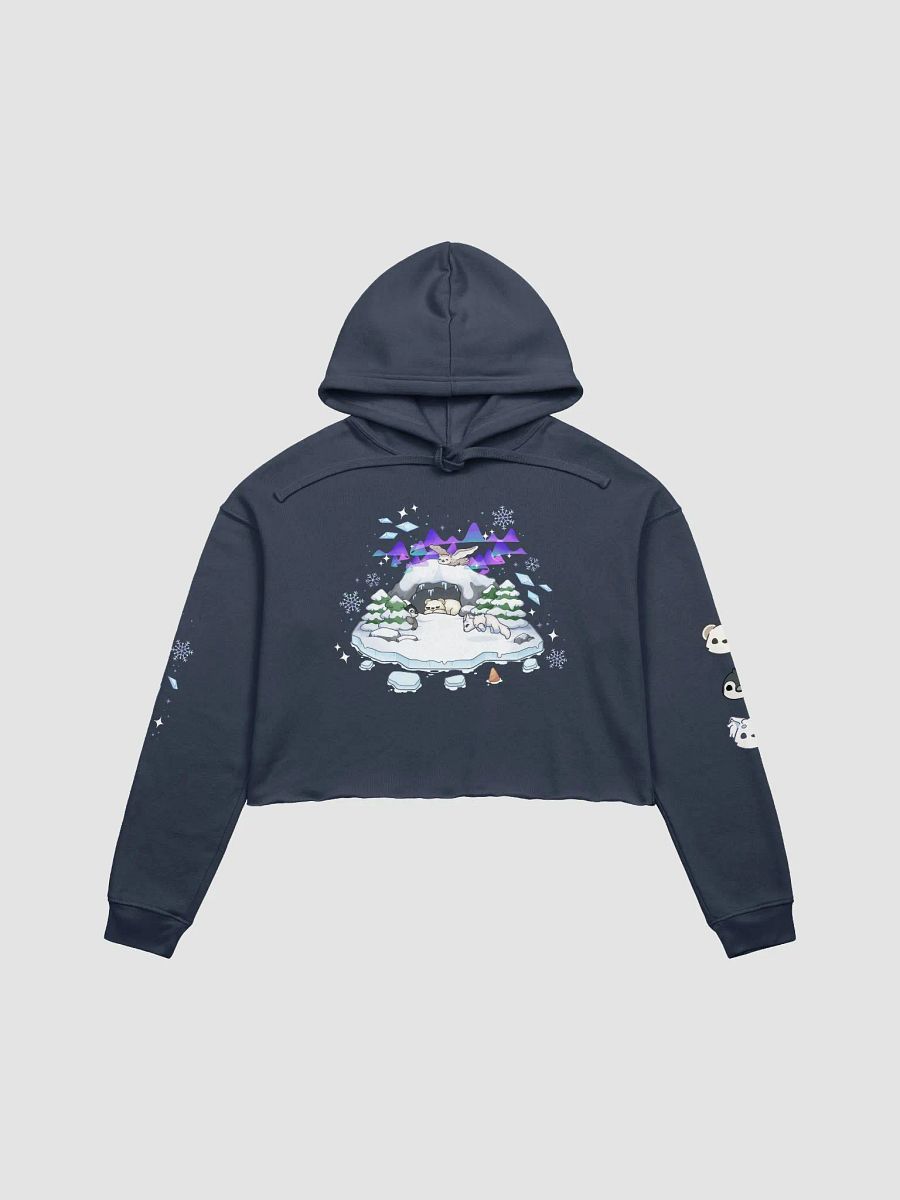 Fleece Cropped Hoodie | Arctic dreams product image (1)