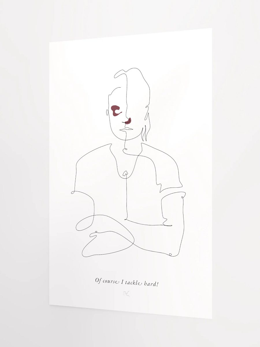 TACKLE HARD <3 Poster product image (7)