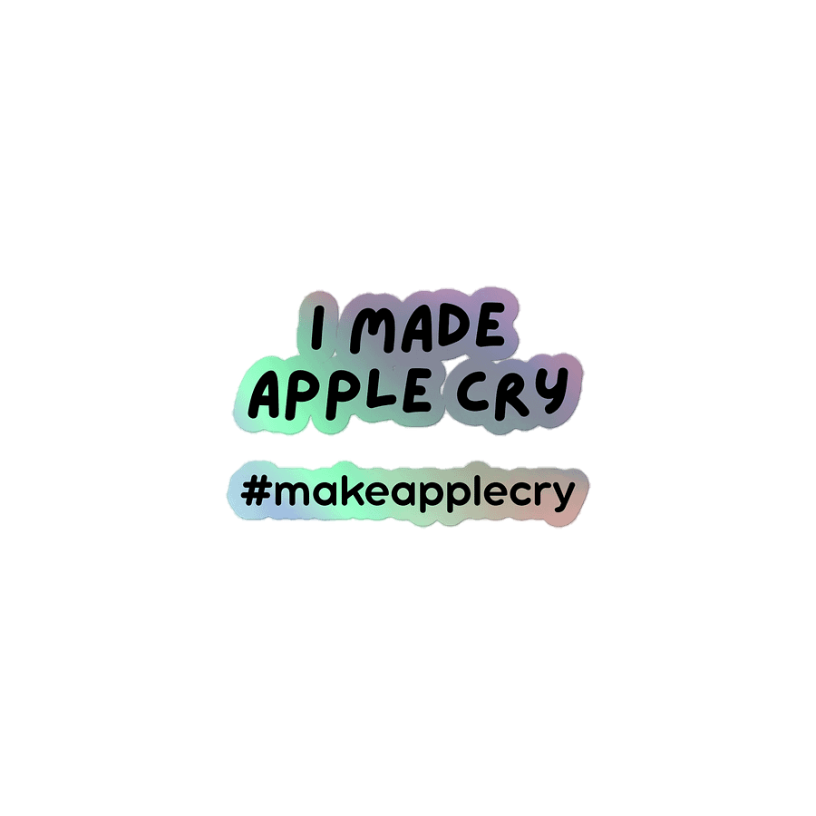 i made apple cry stickers - LIMITED EDITION product image (1)