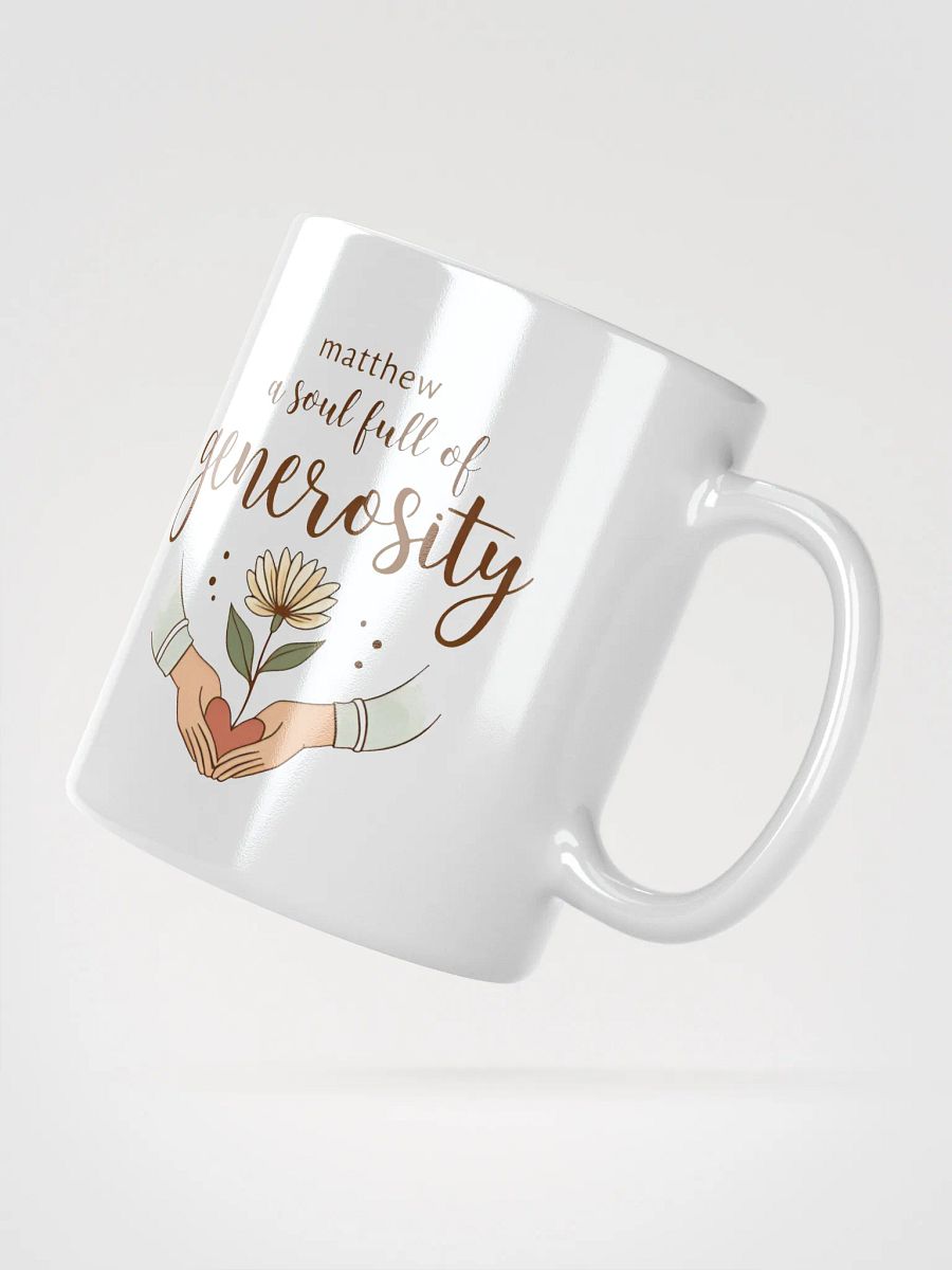 Matthew Mug: A Soul Full of Generosity – The Perfect Personalized Gift product image (2)