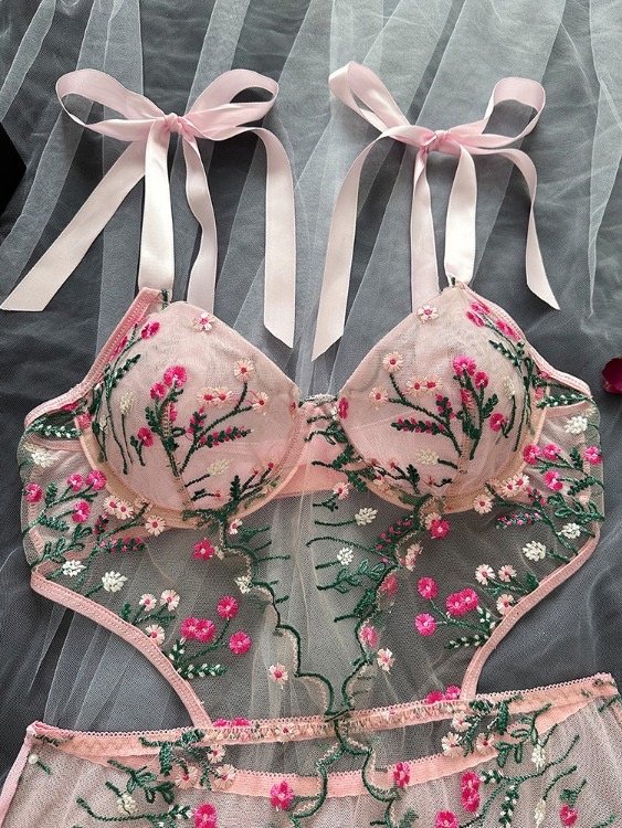 Floral teddy product image (4)