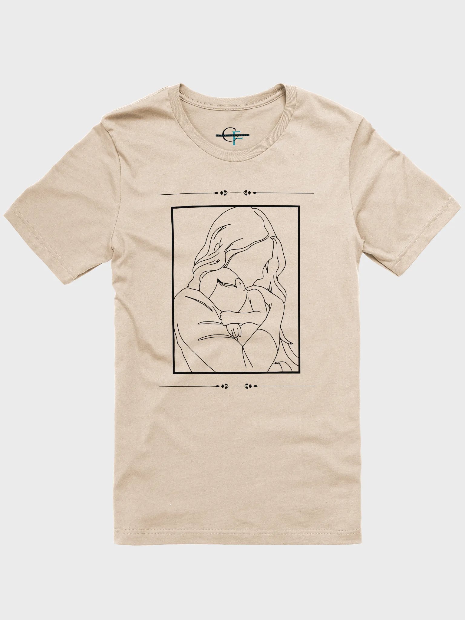 👩‍👧‍👦 “Mama & Me” Black Line Art Tee | Bella+Canvas Unisex Shirt | A Tribute to Motherhood product image (7)