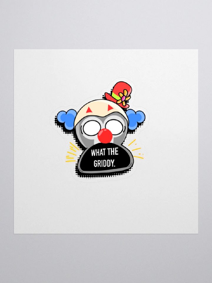What the gritty sticker product image (1)