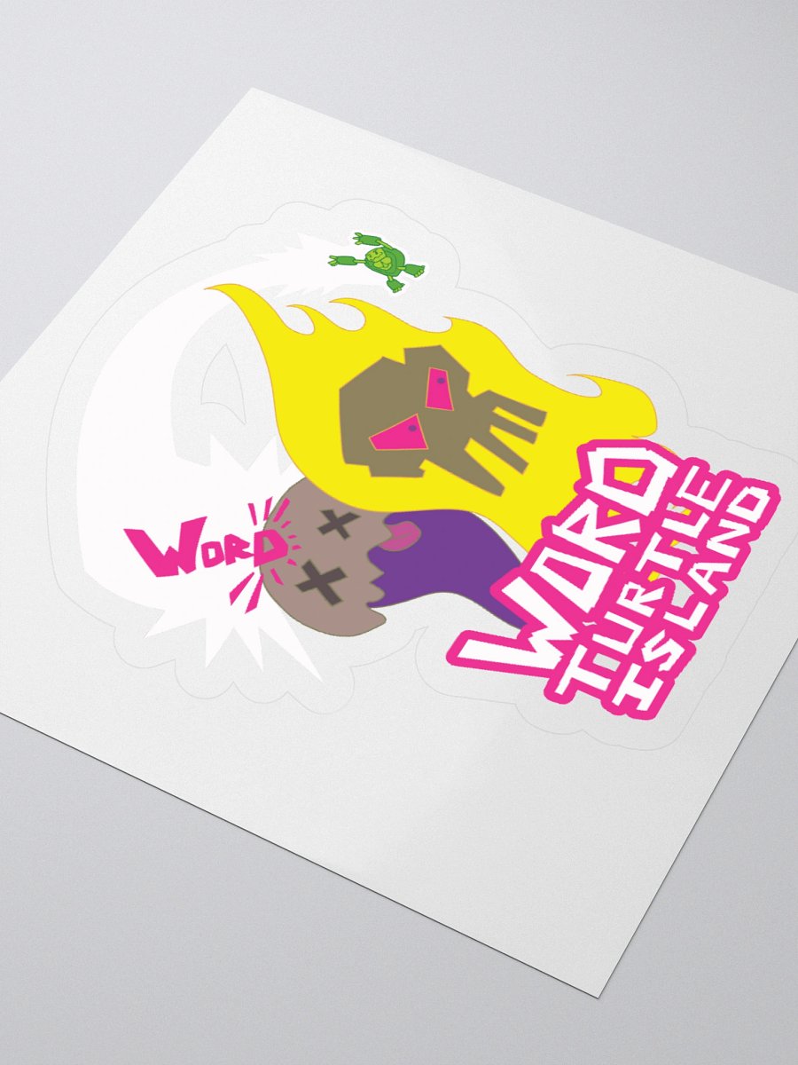 Who Did That? Word Turtle Island Sticker product image (7)