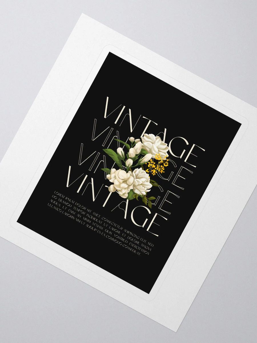 Vintage Floral Elegance Sticker Set product image (2)