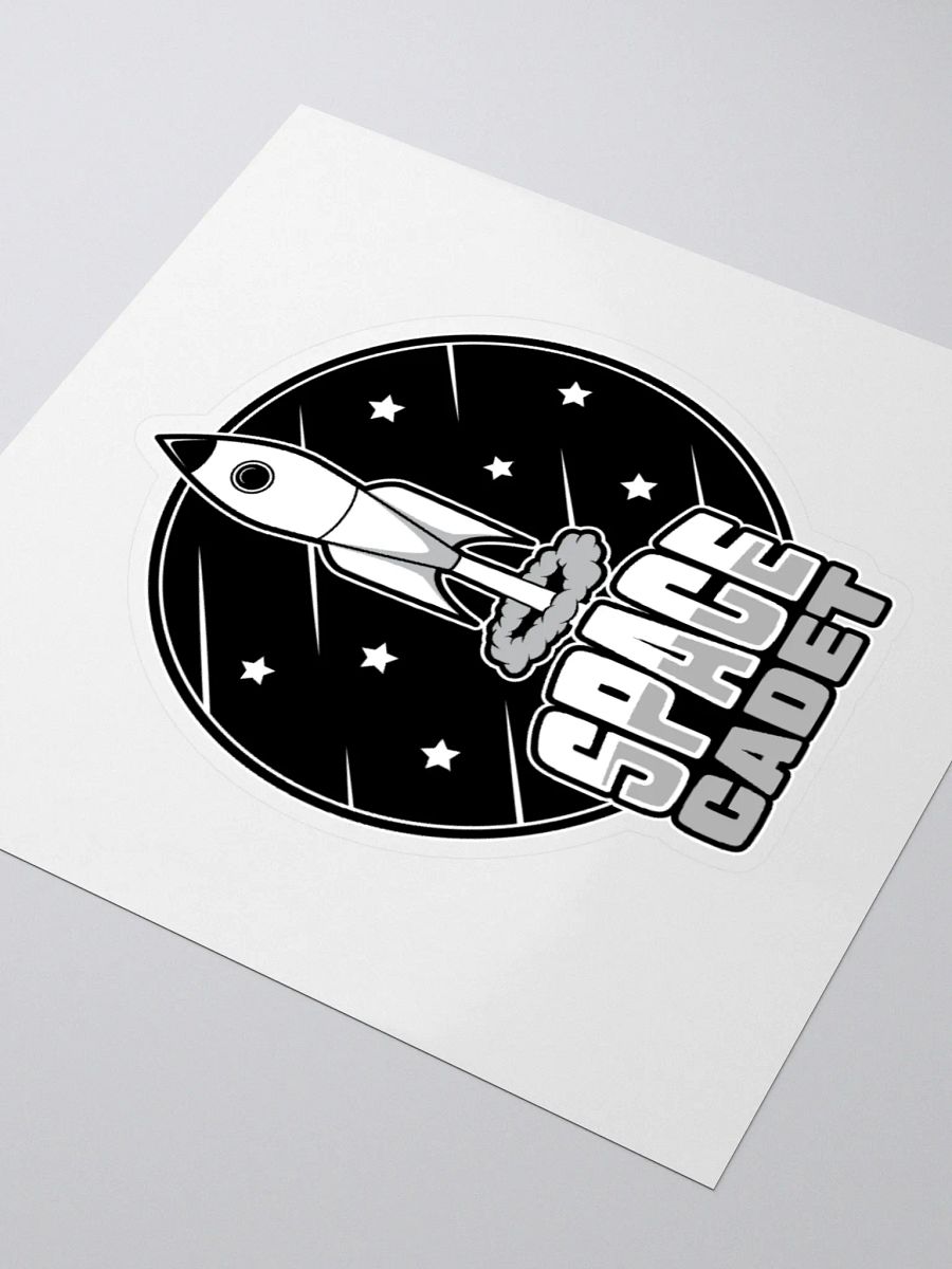 Space Cadet Retro Rocket Sticker product image (8)