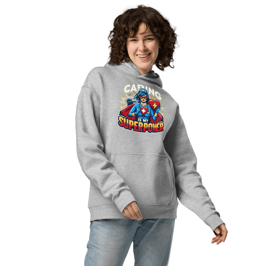 Caring Superhero Nurse Oversized Hoodie product image (33)