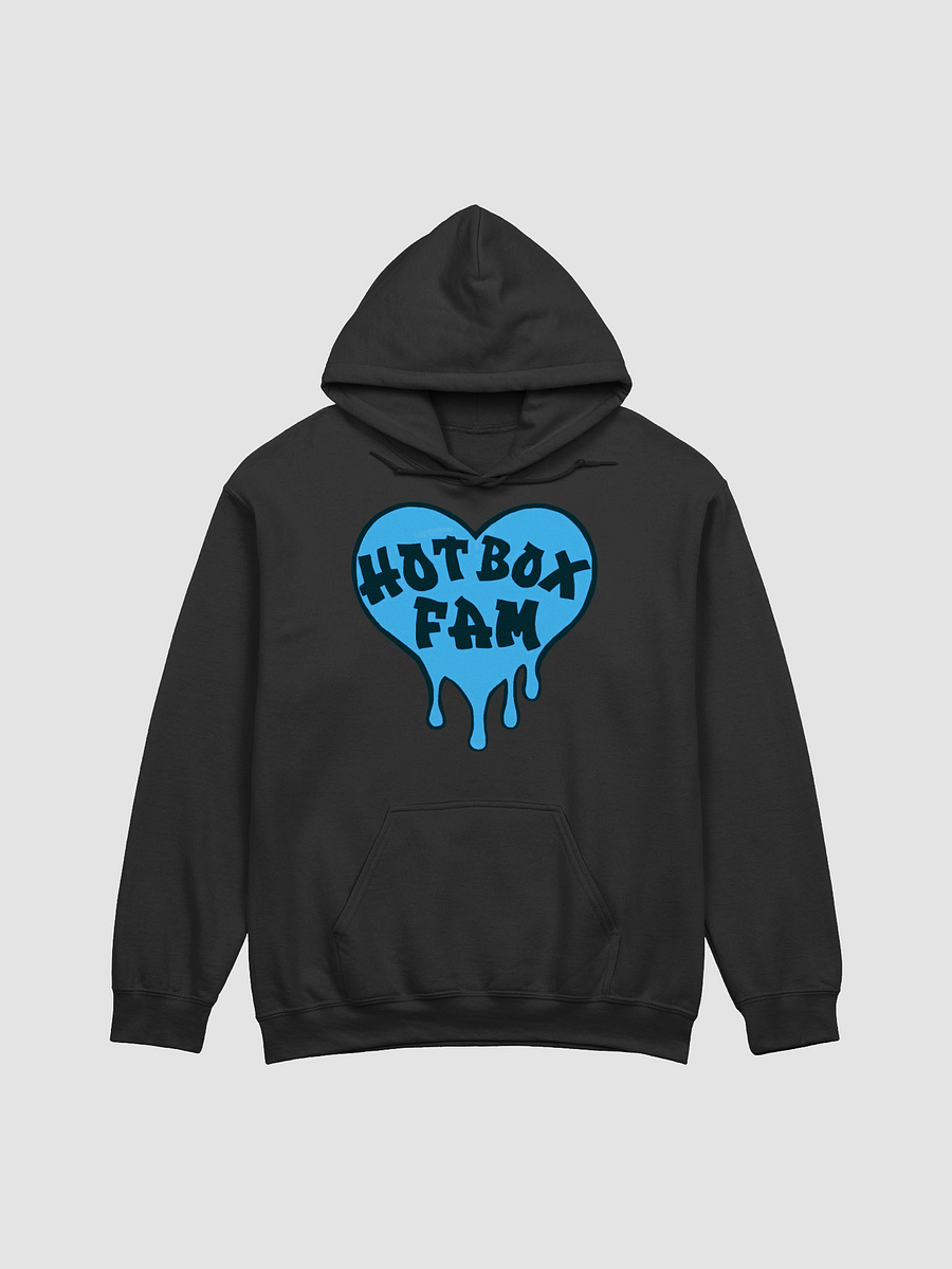 UNISEX HOT BOX FAM SOLID LIGHT BLUE LOGO HOODIE product image (2)