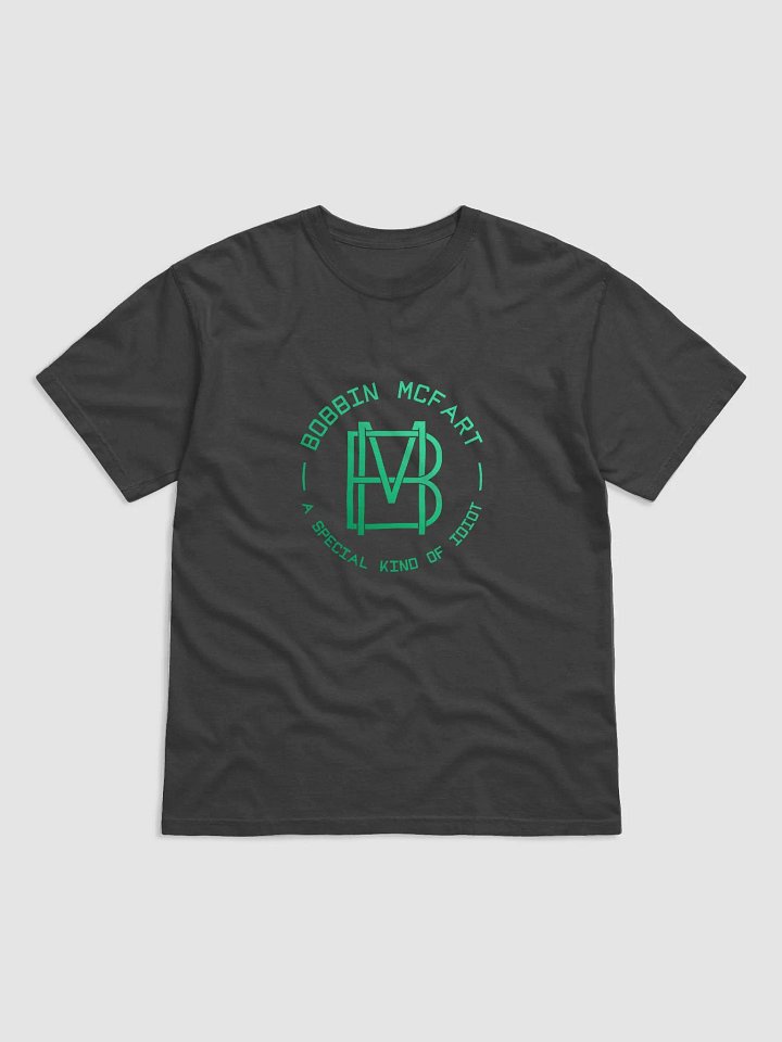 Bobbin McFart *Special* Green Logo T-shirt (white text) product image (5)