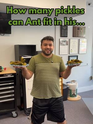 How many pickles can Ant fit in his....? @badbananaog #picklehour #comedy #comedyshorts