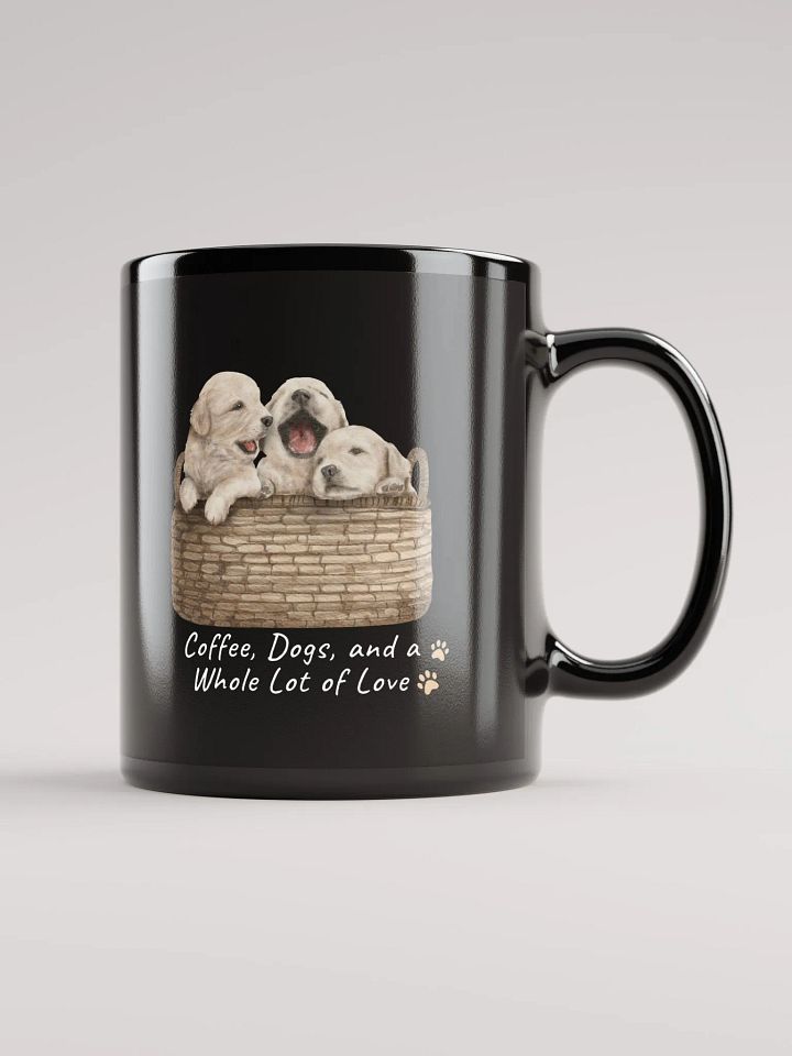 Whole Lot of Love Black Glossy Mug product image (2)