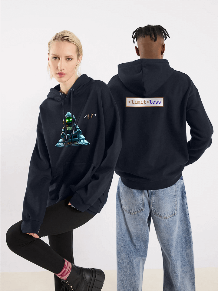Root Access Hacker Hoodie – Cyberpunk LEGO Hero Edition | Unisex Techwear product image (1)