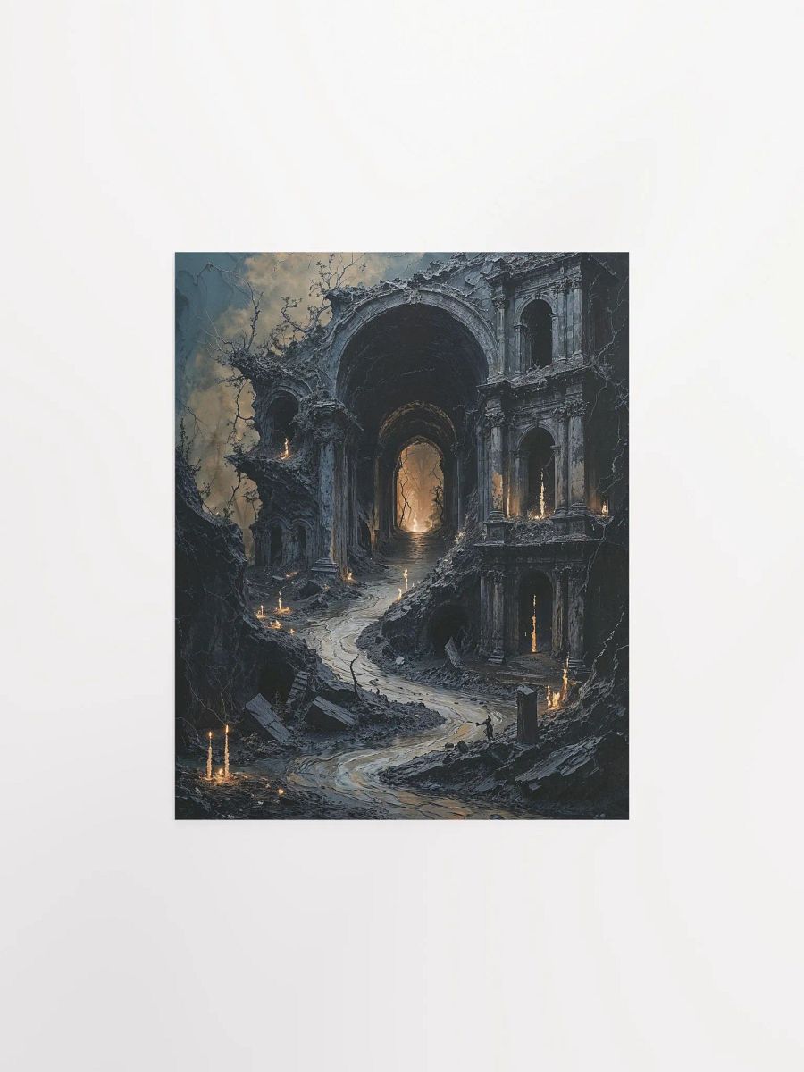 Dark Ruins Matte Poster product image (1)