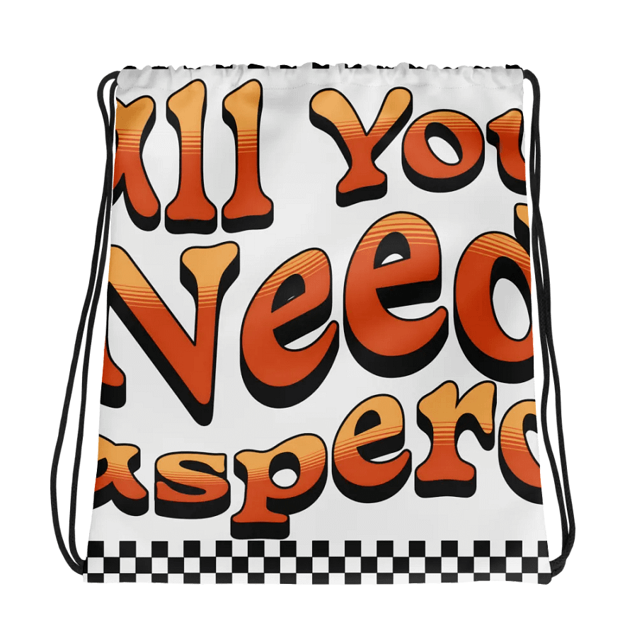 Retro Aspergers Drawstring Bag product image (1)