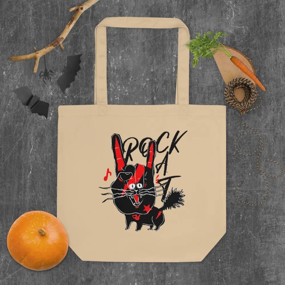 Rock Hand Eco-Friendly Tote Bag product image (2)