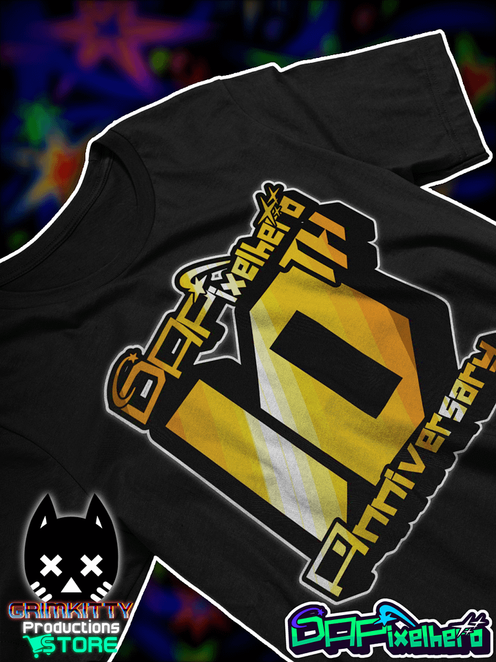 DAPixelhero - 10th Anniversary Logo T-Shirt (LIMITED EDITION) product image (1)