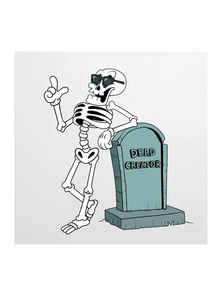 Dead Creator Sticker product image (2)