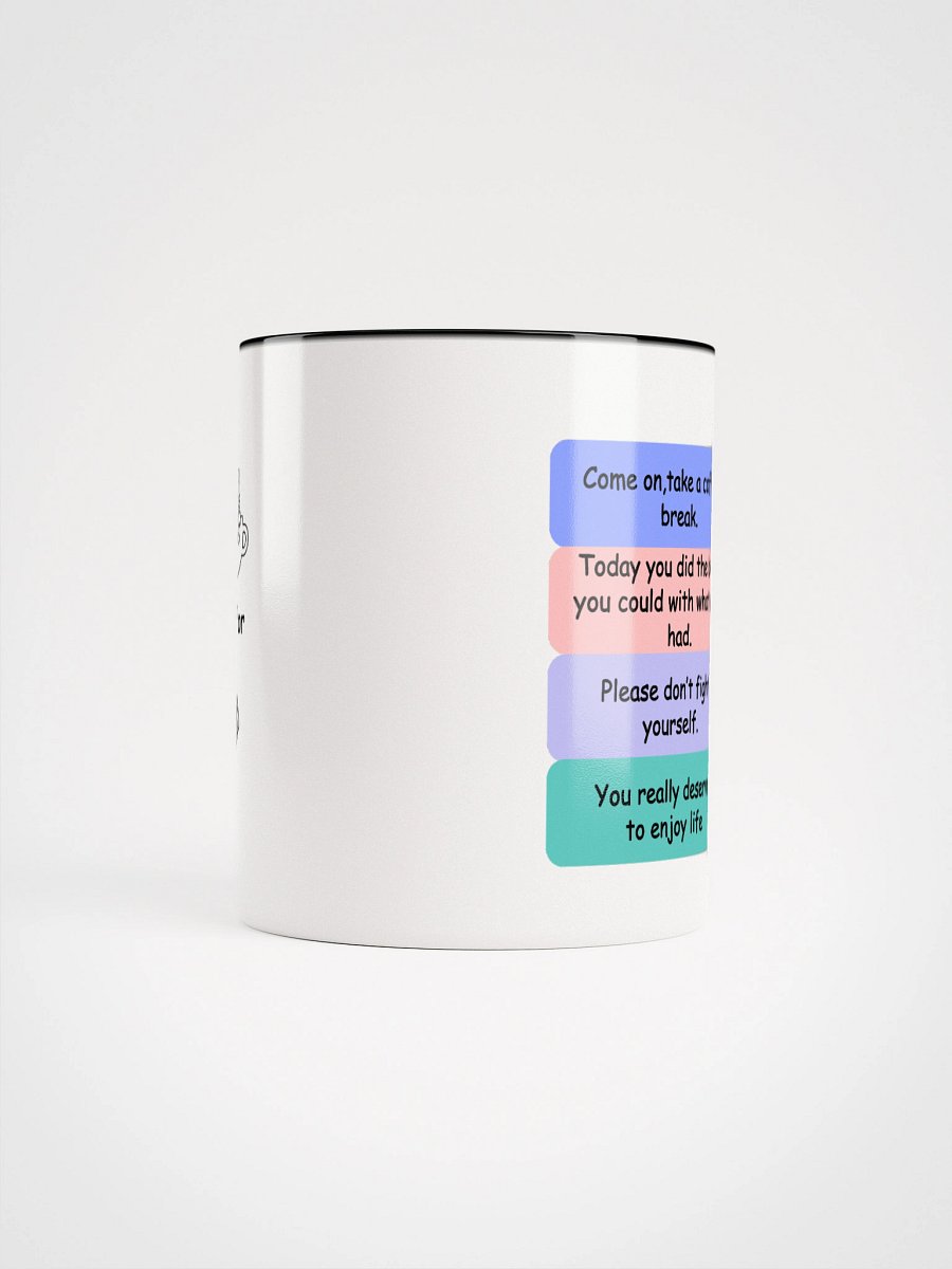 Mental Health Mug | Aesthetic Coffee Mug for Stress & Anxiety Relief | Dishwasher & Microwave Safe product image (5)