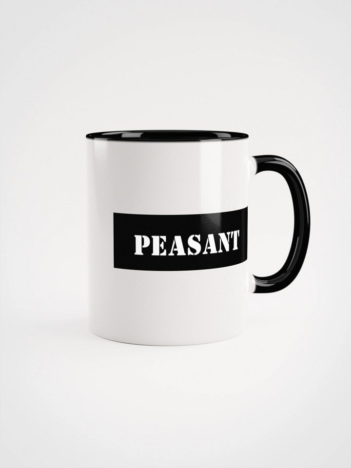 Bold 'PEASANT' Ceramic Mug product image (2)