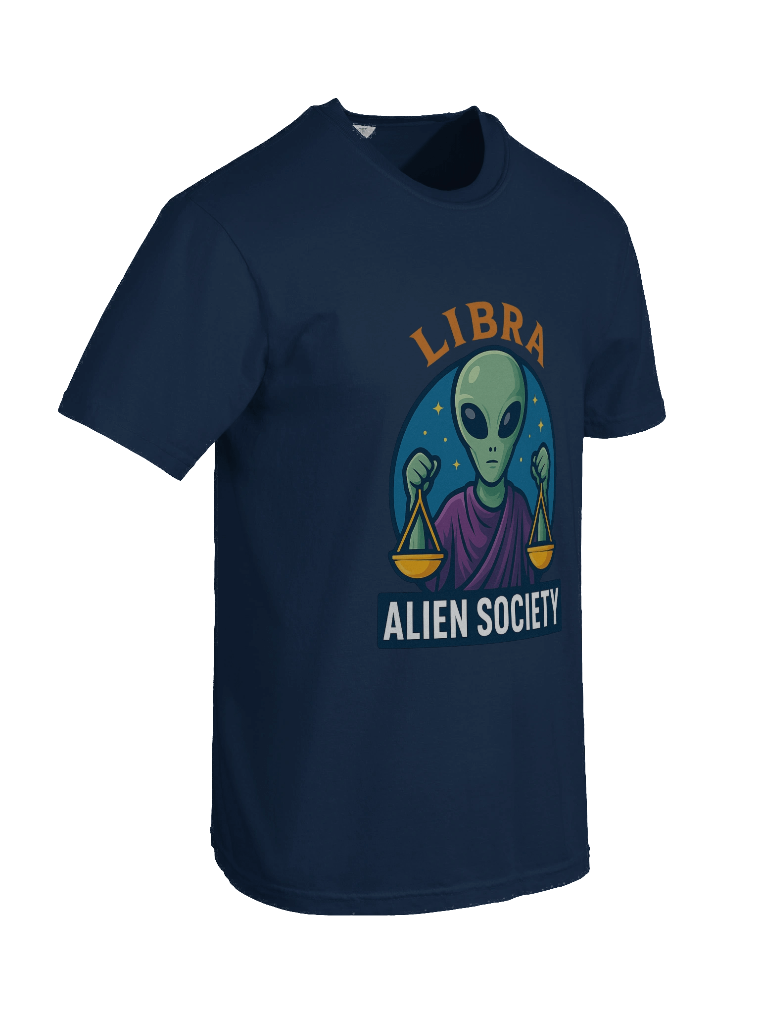 Libra Alien Society Scales of Justice T-Shirt product image (53)