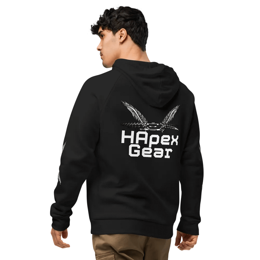 Unisex Hoodie - White HApex Gear White Logo product image (7)