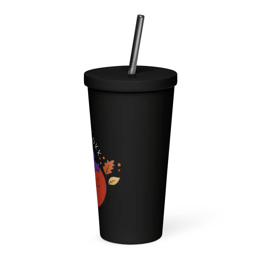 Cozy Foxx Insulated Tumbler with Straw product image (3)