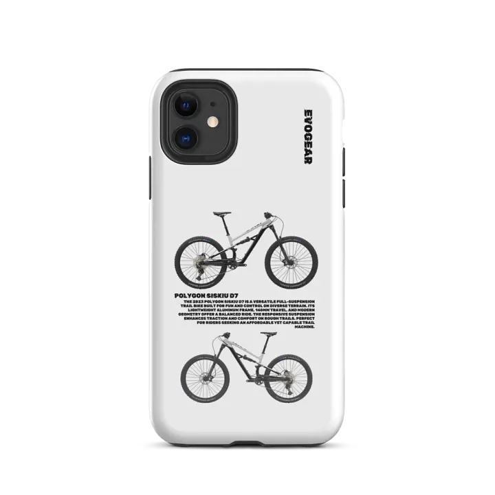 White Polygon Siskiu D7 iPhone Case product image (47)