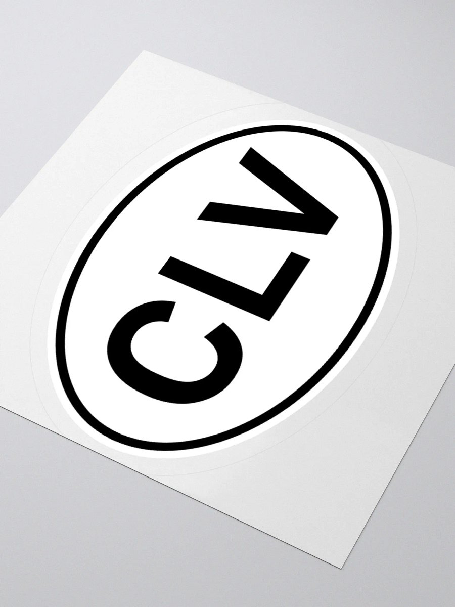 CLV Oval Sticker product image (3)