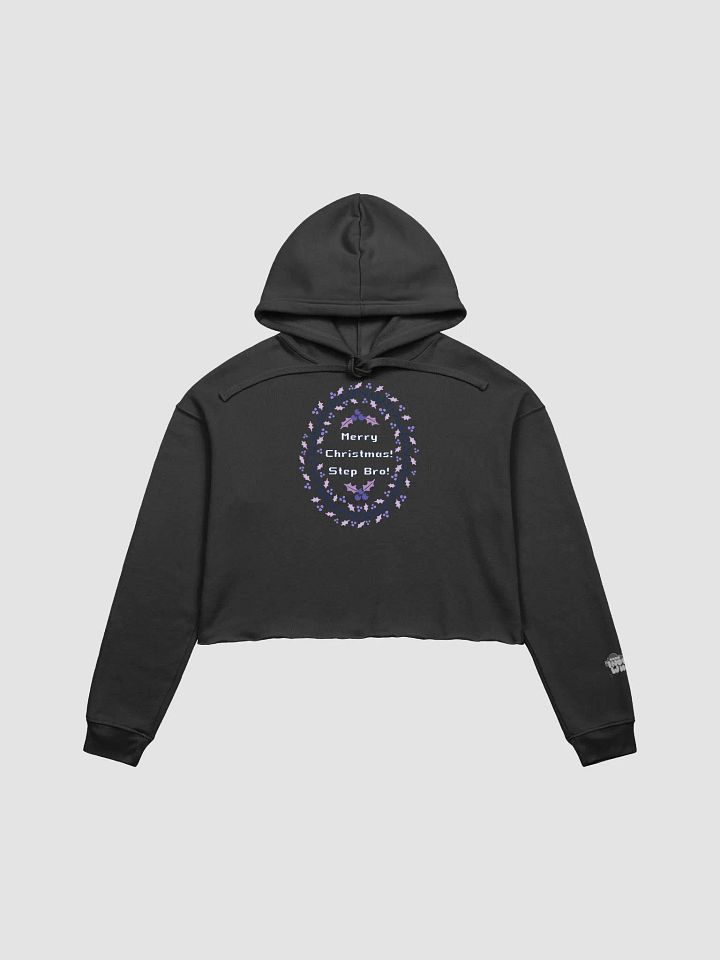 Step Bro Christmas Cropped Hoodie - Blue product image (2)