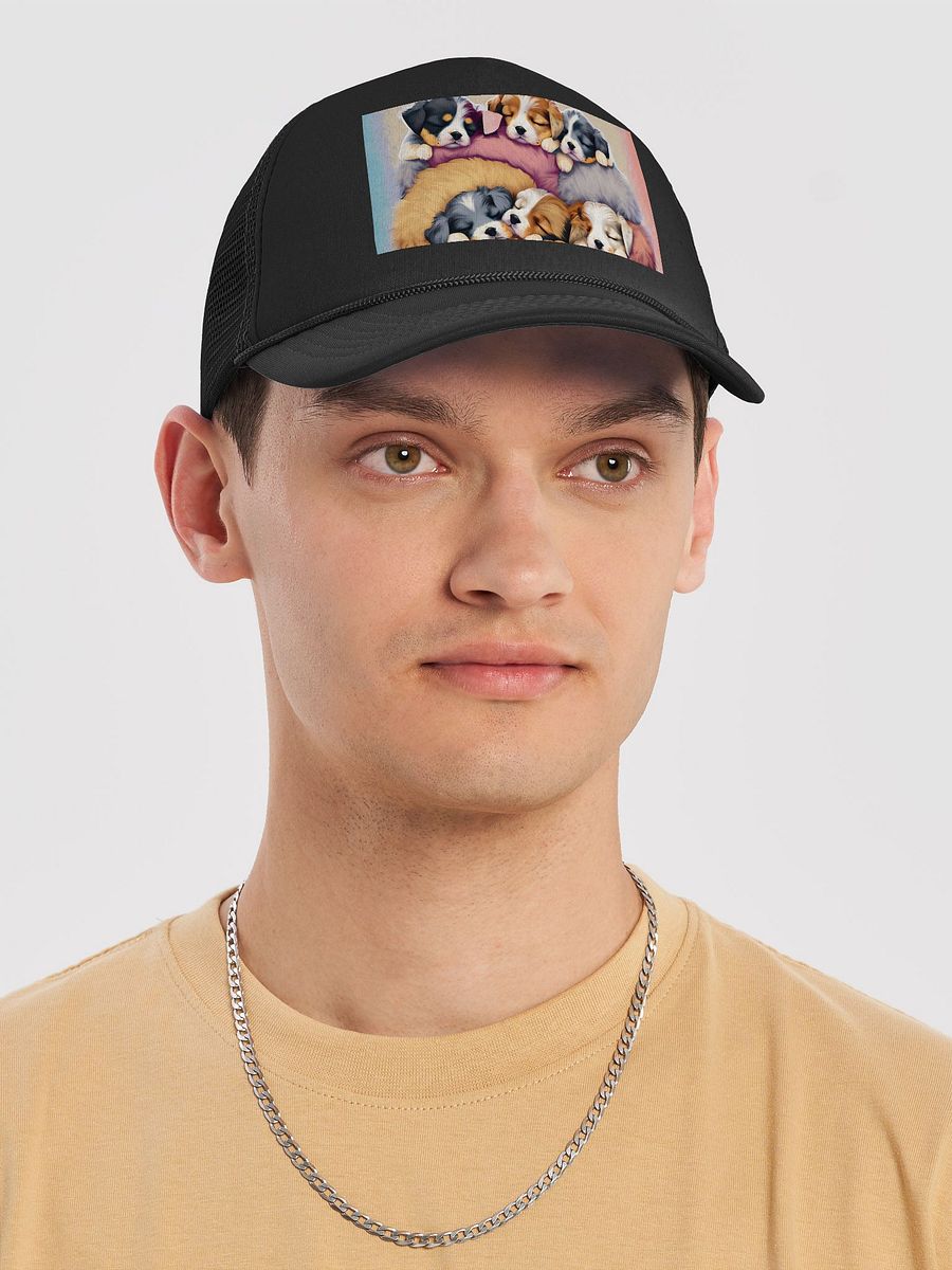 Companions on the Go: The Vintage Puppy Trucker Hat product image (5)