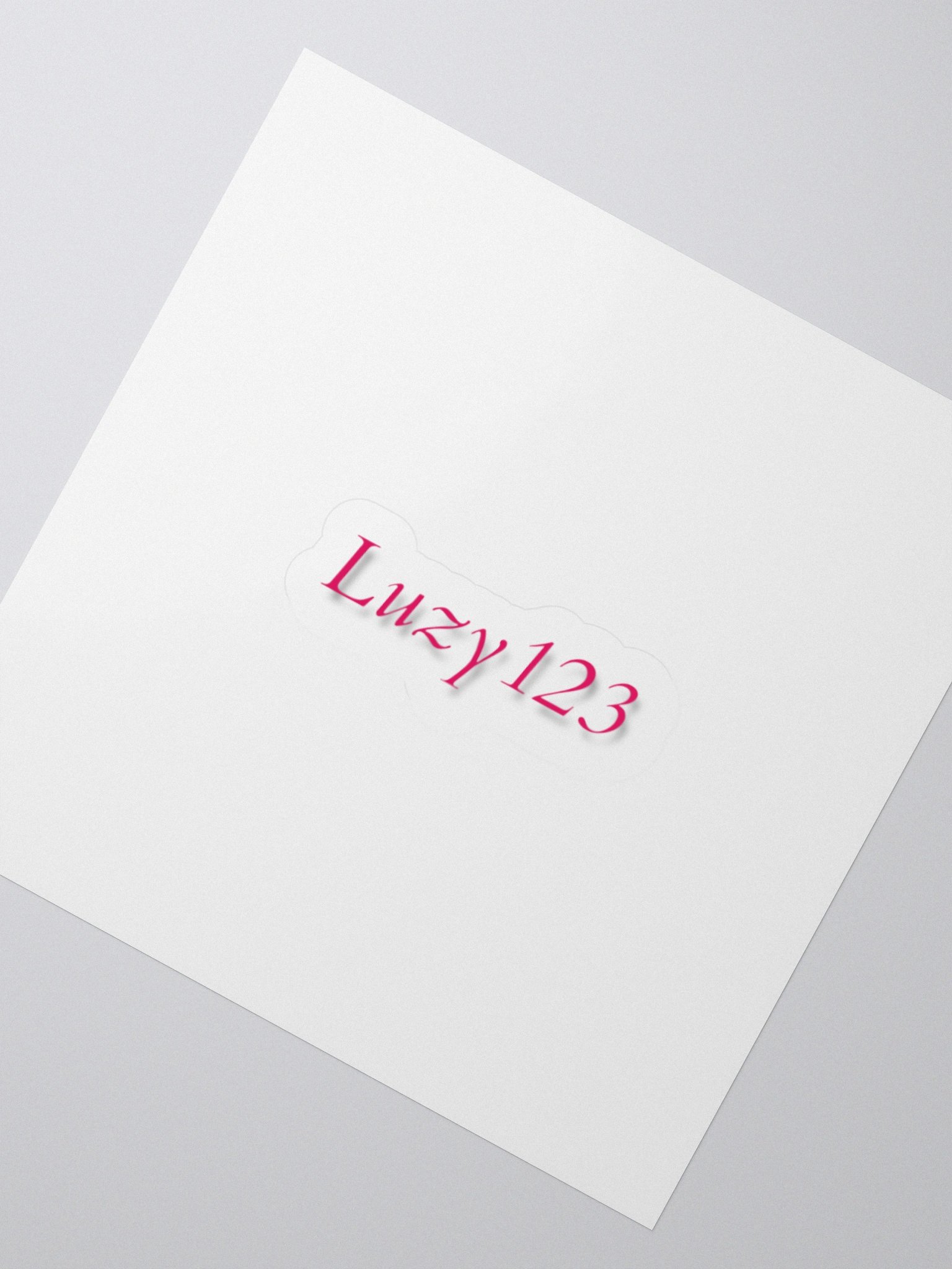 Luzy123 Signature Kiss Cut Stickers product image (5)