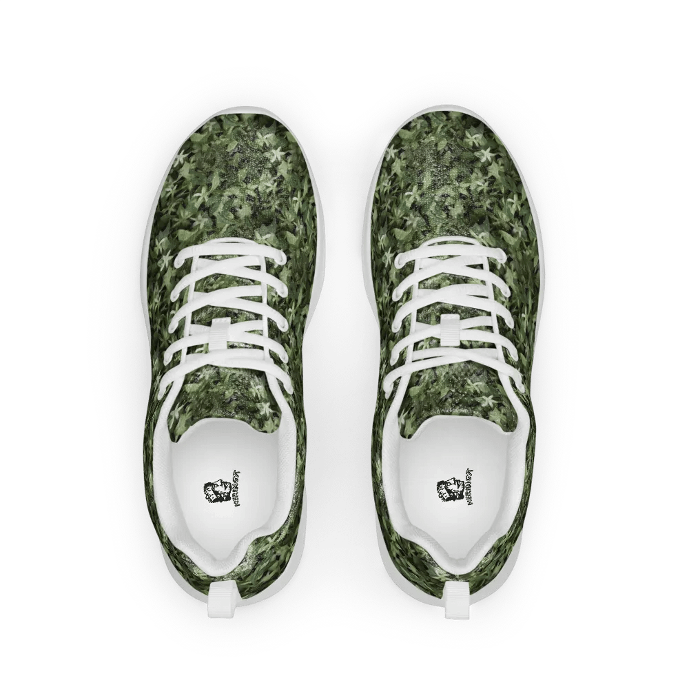 DARK GREEN CAMO PATTERN WOMEN'S ATHLETIC SHOES product image (3)