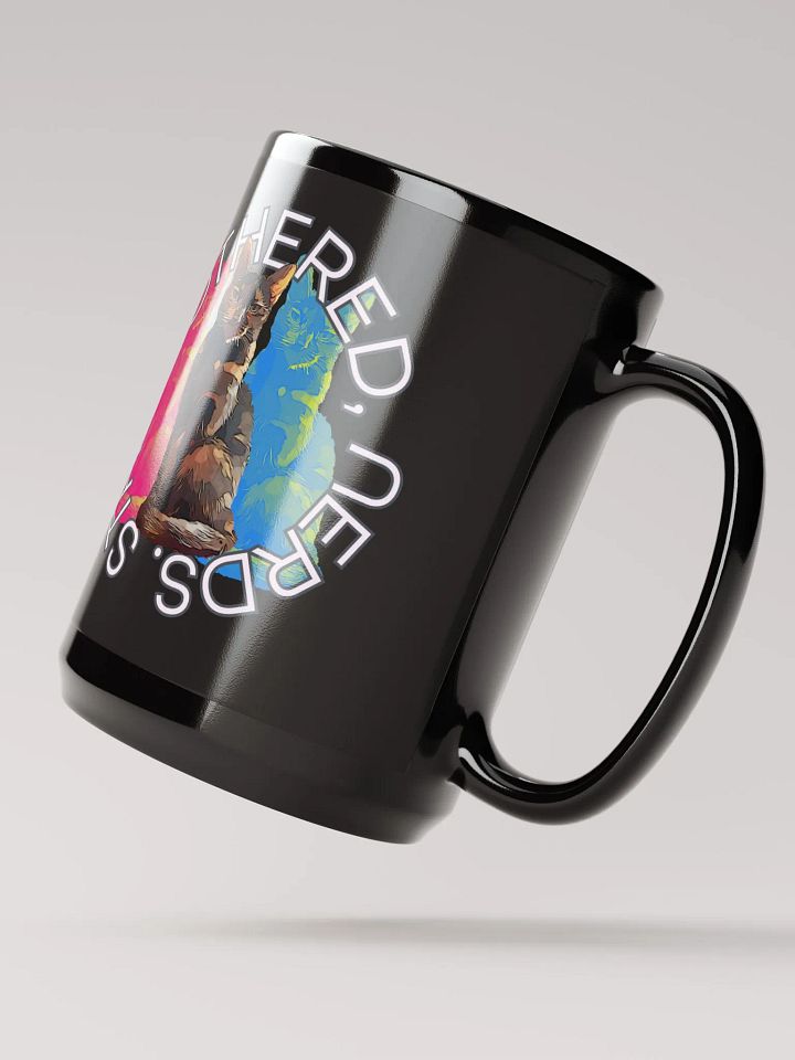 Black Mug 15oz Stay Bothered, Nerds. product image (2)