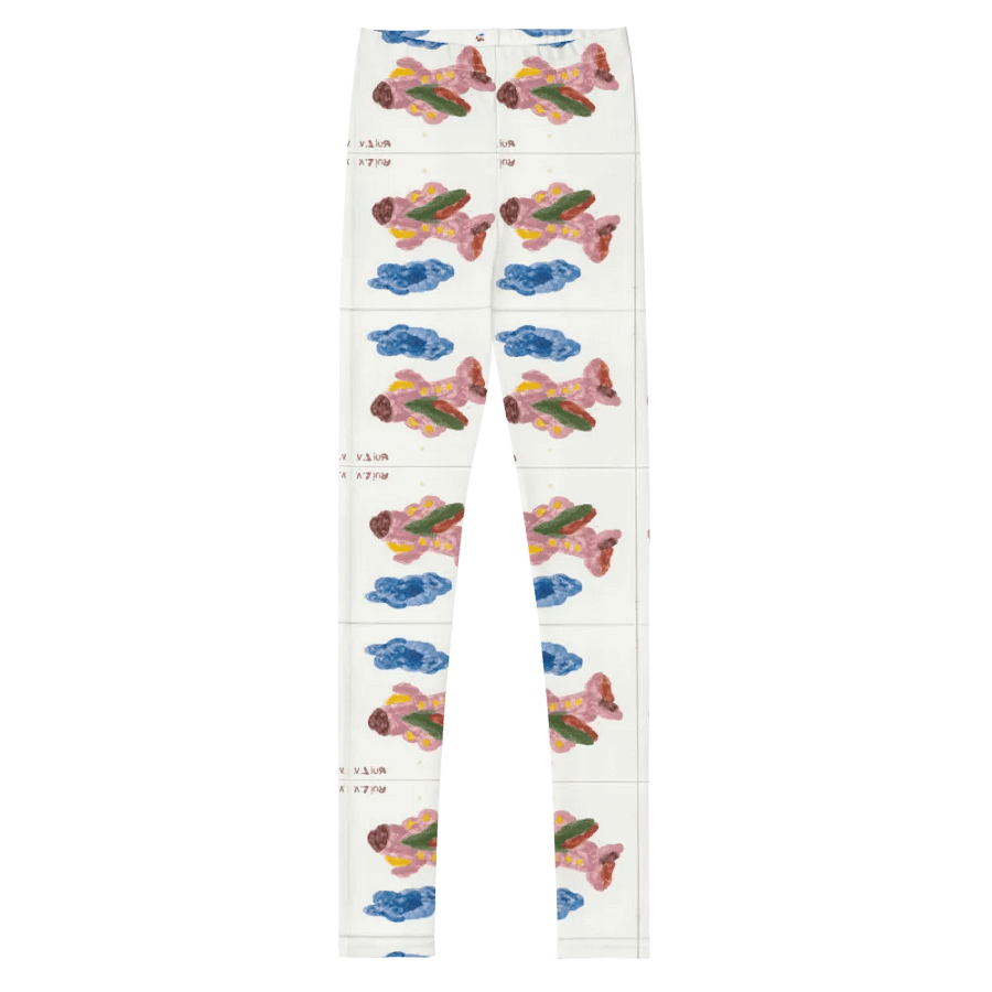 Kid Airplane (All-Over Print Youth Leggings) product image (2)