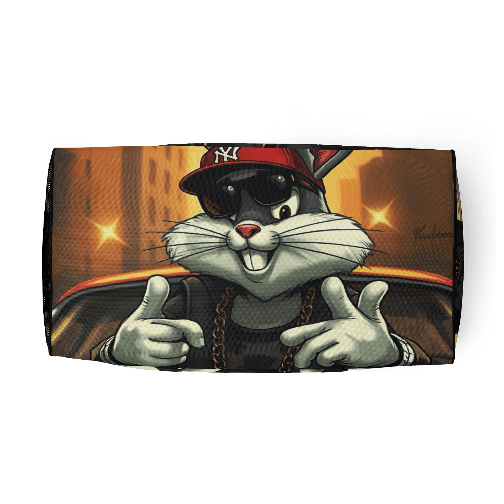 1goldchain duffle bag product image (5)