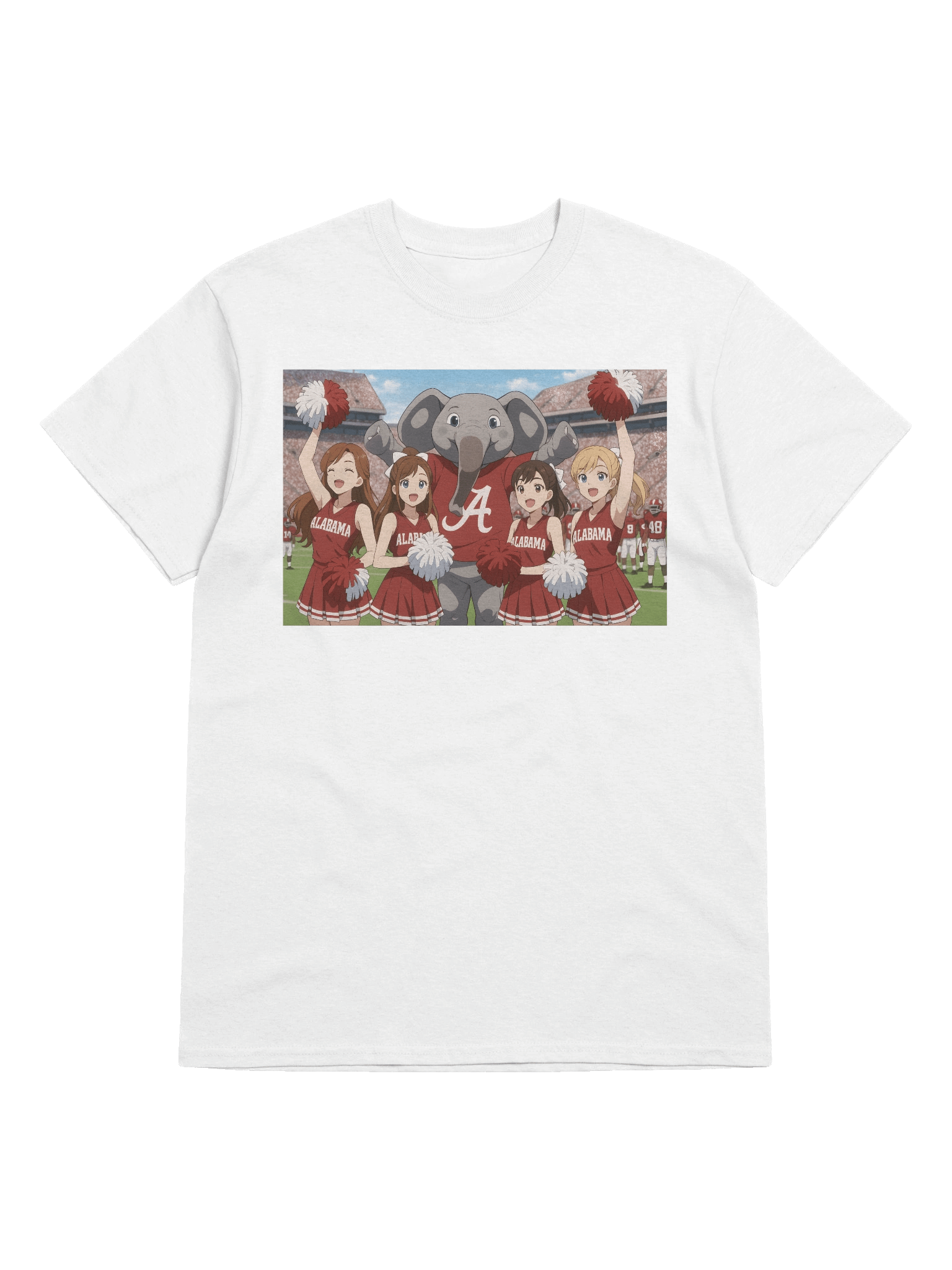 Alabama Cheerleaders Elephant Mascot Tee product image (5)