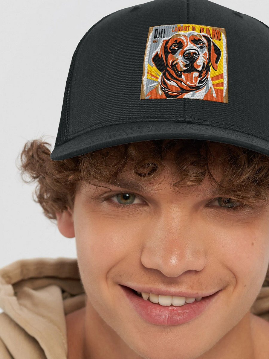 Vintage Dog Illustration Trucker Hat product image (63)