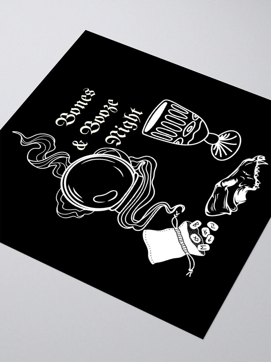 Bones & Booze Night Sticker product image (7)