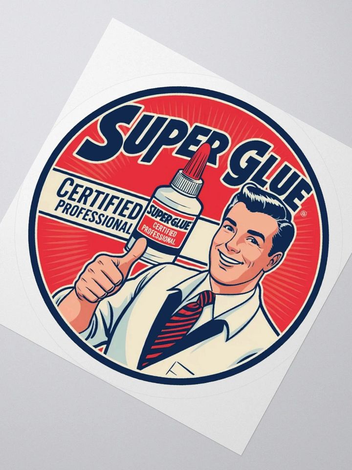 Super Glue Certified Professional Sticker product image (2)