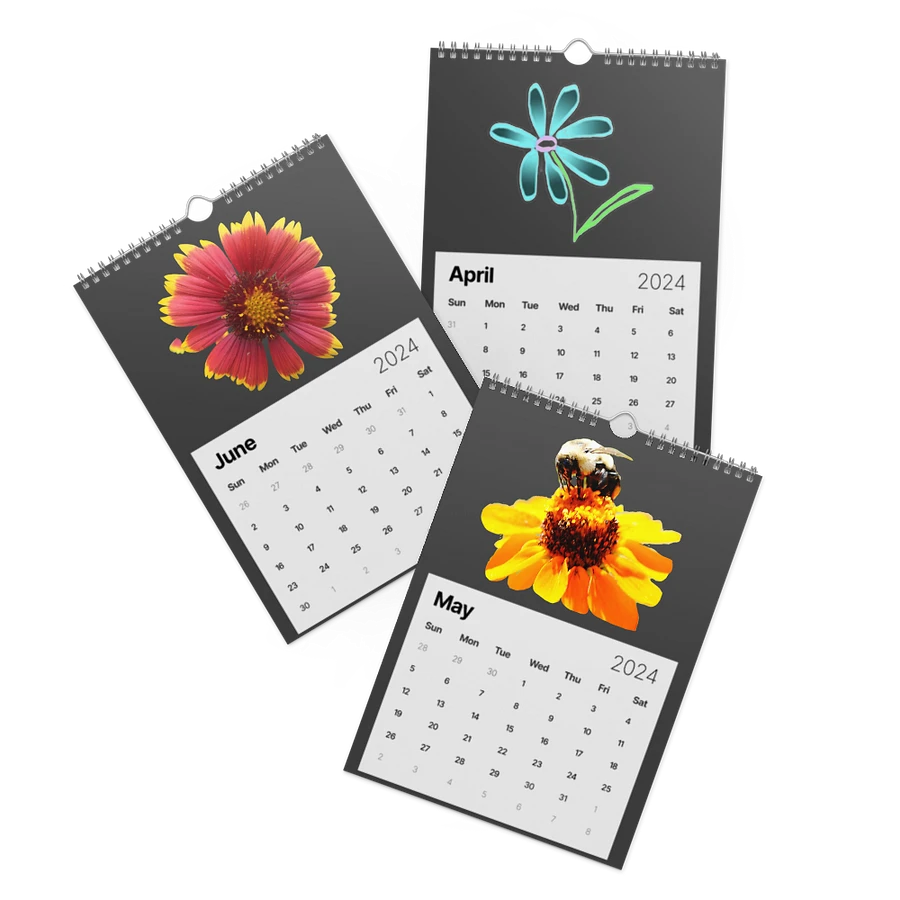 Isolated Flowers 2024 Calendar product image (2)