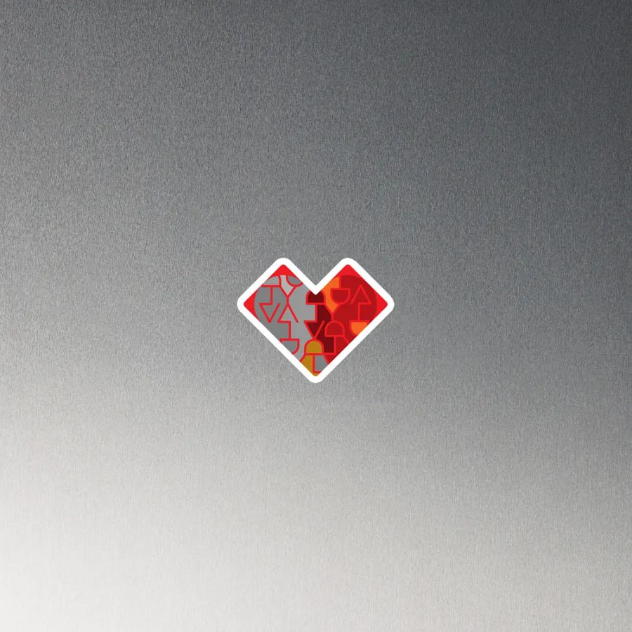I Love You Dad Icon / MO Heart Magnets product image (2)