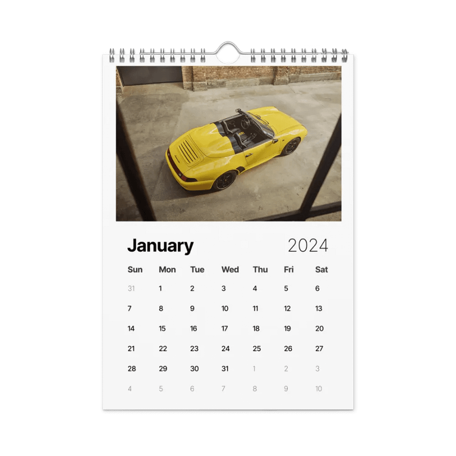 Porsche Rides 2024 Wall Calendar product image (6)