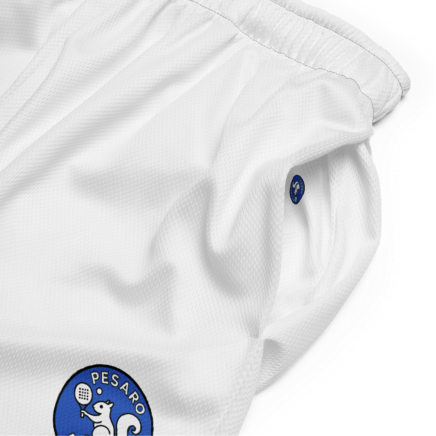 Eco Match – Pantaloncino Unisex in Mesh Riciclato Bianco product image (5)