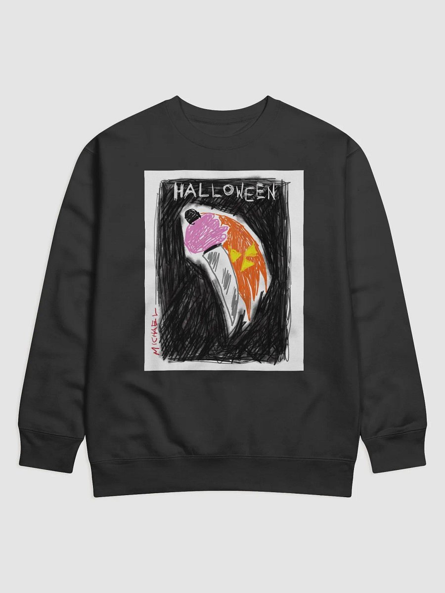 🔥 "Halloween" – CreepyKids Horror Unisex Sweater Art Print 🎃💀 product image (1)