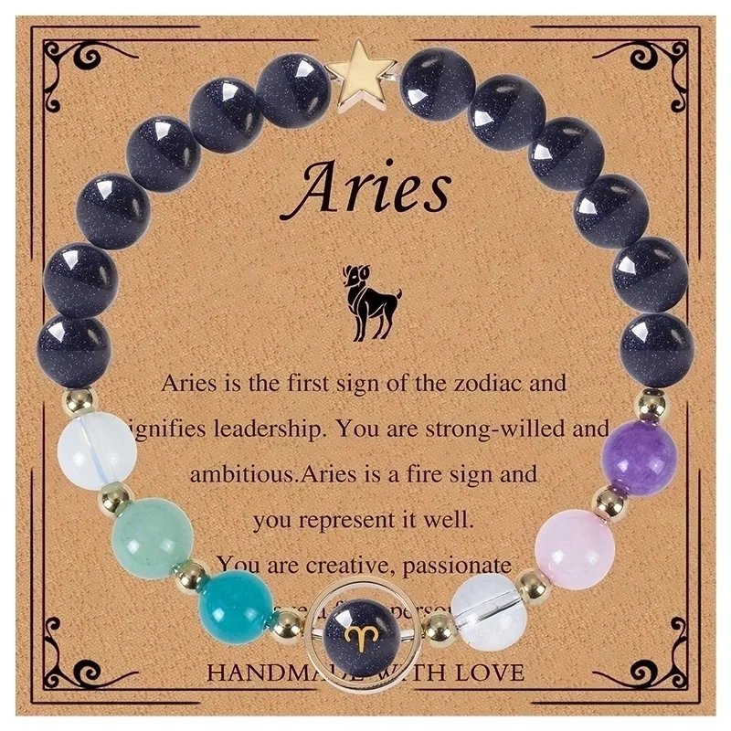 Natural Stone Constellation Bracelet – Adjustable, Handcrafted, & Full of Cosmic Energy product image (2)