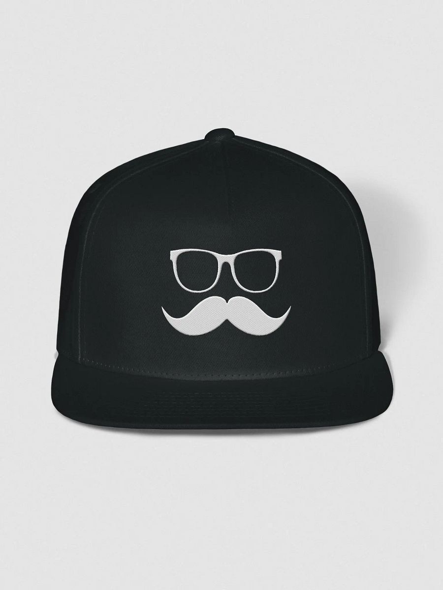 White Moofstache Snapback product image (1)
