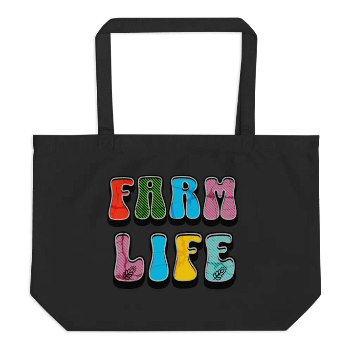 Farm Life Colorful Eco Tote product image (1)