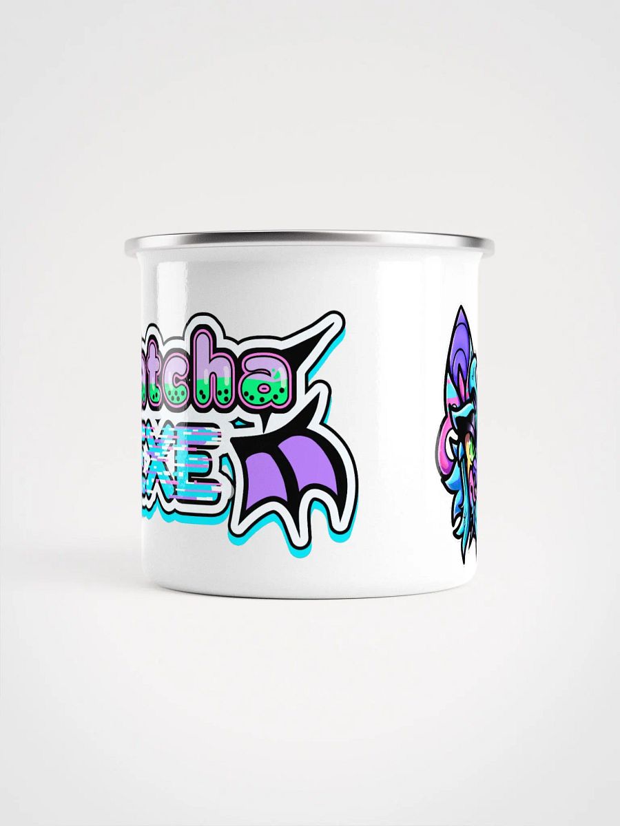 MatchaEXE Symmetrical Icon and Logo Enamel Mug product image (2)